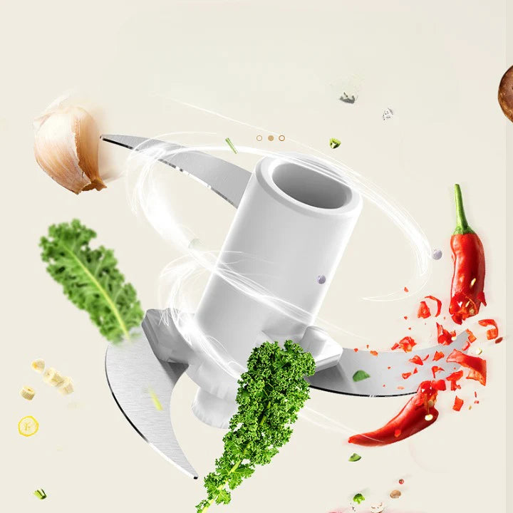 Rechargeable Mini Chopper – Portable USB Cordless Food & Vegetable Cutter