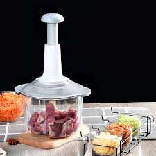MissKitchen Multi-Function Hand-Pushing Cooker | Vegetable & Meat Chopper