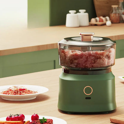 Rechargeable Mini Chopper – Portable USB Cordless Food & Vegetable Cutter