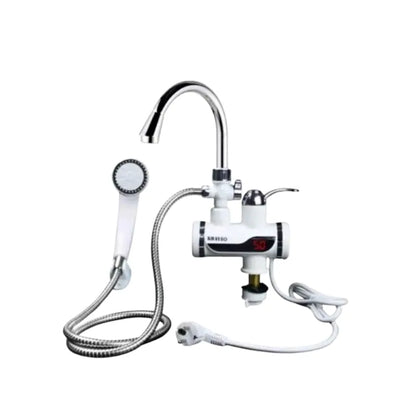 Instant Hot Water Faucet with Shower | 3000W Fast Heating Tap for Kitchen & Bathroom