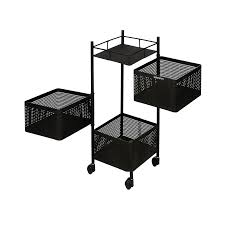 Luxury Square Metal Storage Rack | Modern Space Organizer for Stylish Homes
