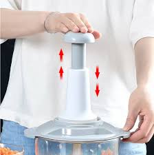 MissKitchen Multi-Function Hand-Pushing Cooker | Vegetable & Meat Chopper